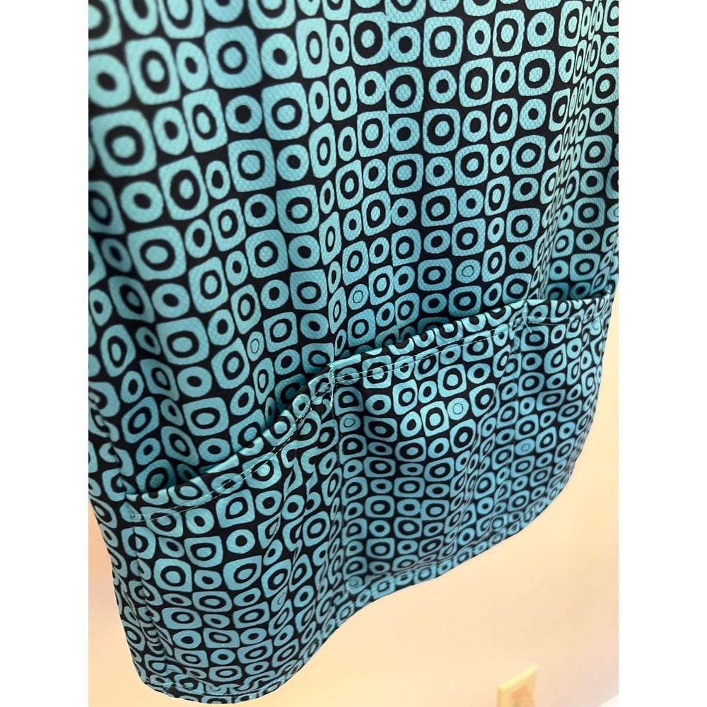 Shebeest Womens Cycling Jersey Teal Black Geometric Mod Print Short Sleeve S - Picture 4 of 8
